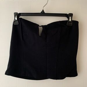 Black tube top